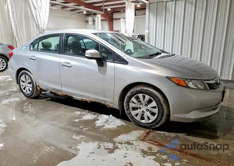 2012 Honda Civic Lx z USA, uszkodzony, nr VIN 2HGFB2F59CH305324